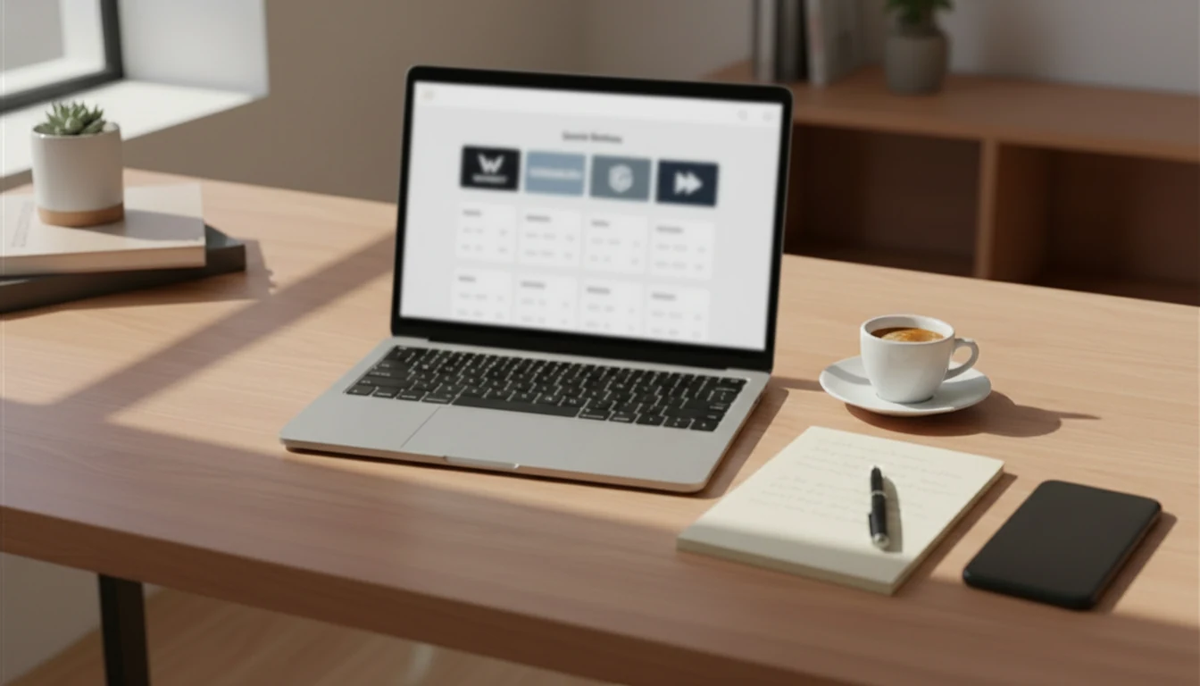 Confronto tra piattaforme di scommesse sportive su laptop